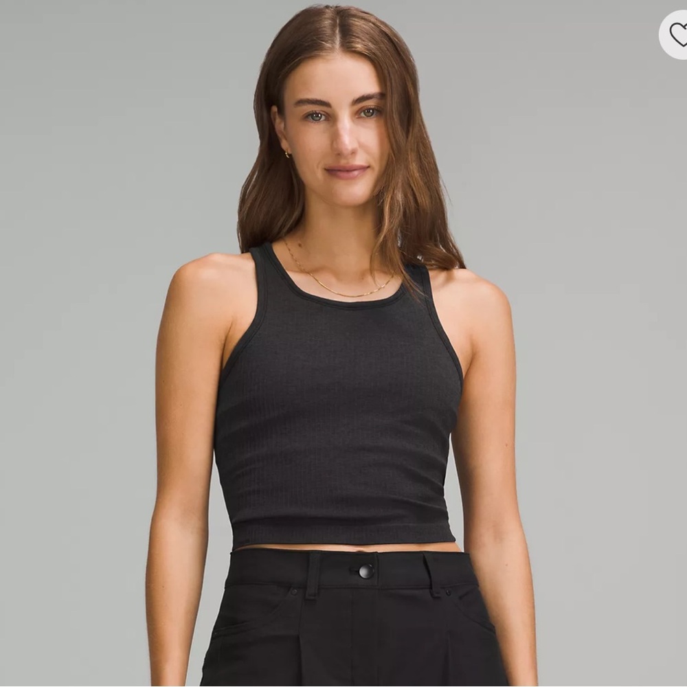 Lululemon Ebb to Street Cropped Racerback Tank Top
